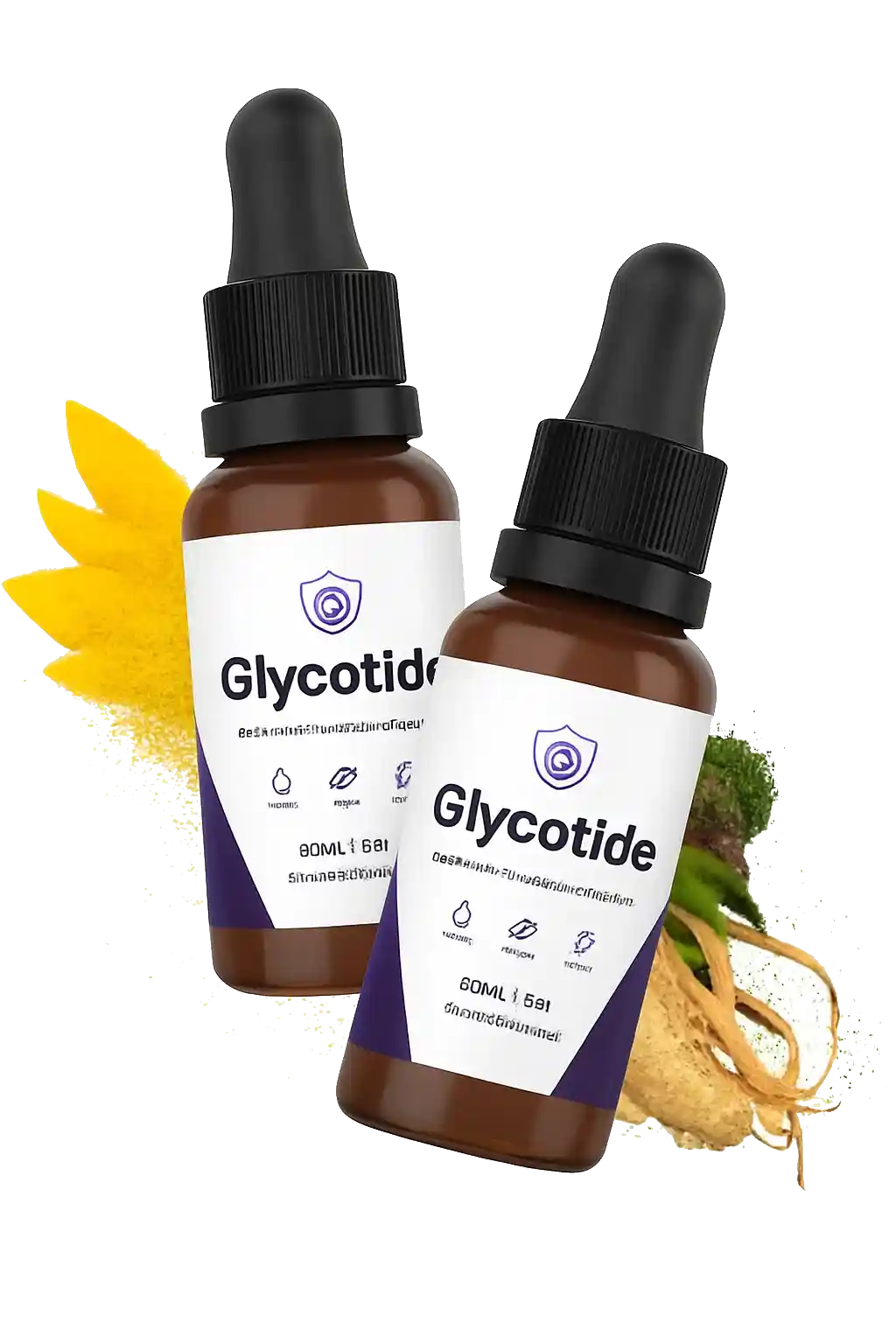 Glycotide 7-Mechanism Blood Sugar Support Liquid Drops 60ml 2oz Botanical Formula